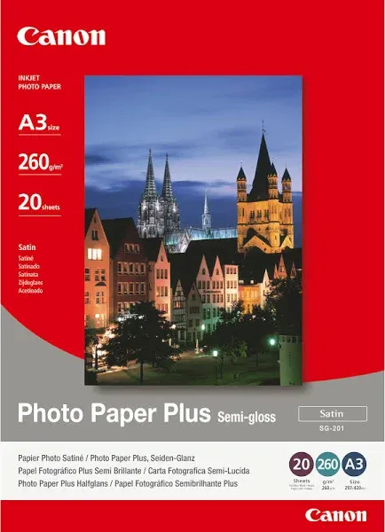 Canon SG-201 Semi-Gloss Photo Paper