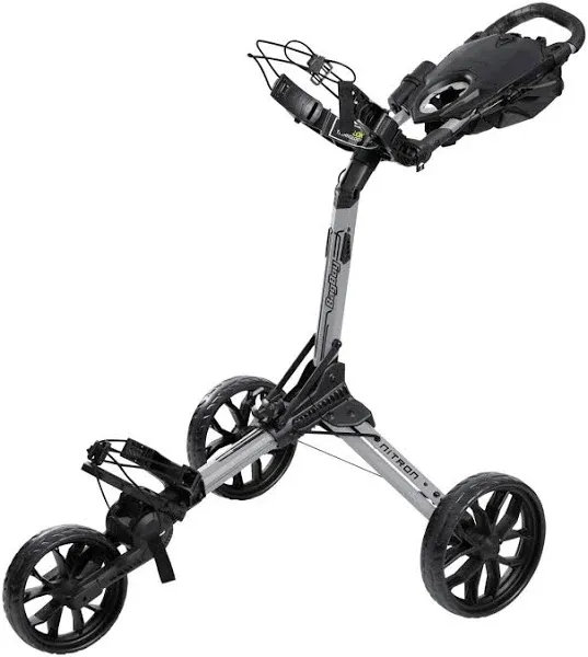 Bag Boy Nitron 3 Wheel Golf Push Cart, Handle Mounted Parking Brake,collapsi<wbr/>ble.