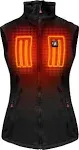 ActionHeat Women's 5V Battery Heated Softshell Vest, Black, XL