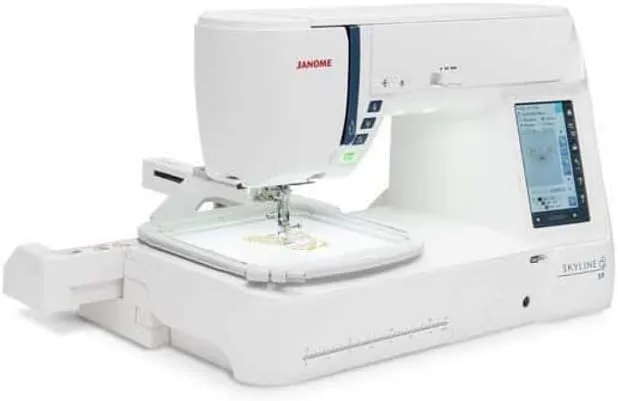 Janome Skyline S9 Indigo Sewing and Embroidery Machine