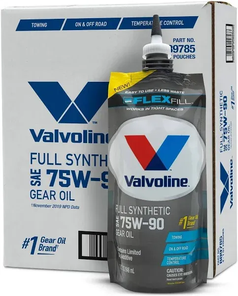 Valvoline 889785 1 qt Flexfill 75W90 Full Synthetic Gear Oil