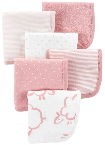 Carter's Baby Girls 6-Pack Wash Cloths