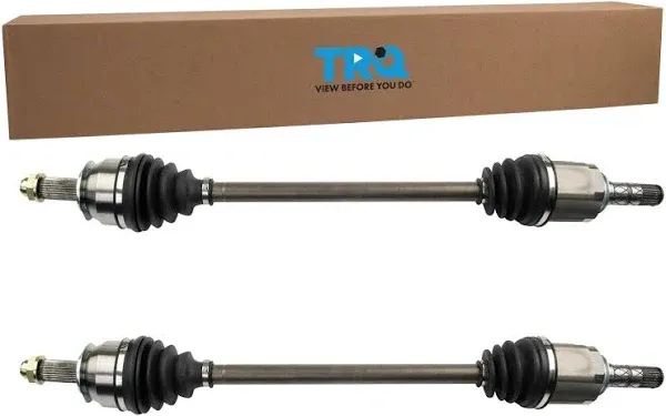 TRQ Front CV Axle Shaft Assembly Set Compatible with 2014 Subaru Forester 2010-2014 Legacy Outback