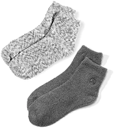 Earth Therapeutics Aloe Socks, Grey, 2 ct Pack