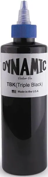 Dynamic Tattoo Ink Triple Black - 8 oz. Bottle