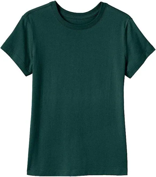 Lands' End Girls Short Sleeve Essential Tee