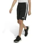 Adidas Boys' Classic 3-Stripes Shorts, Small, Black