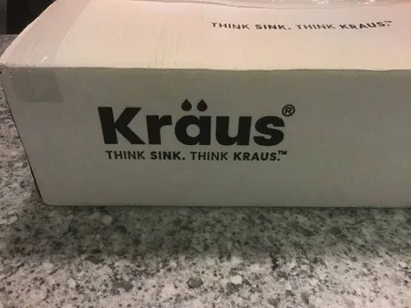 Kraus Clear Glass Vessel Sink GV-101-14