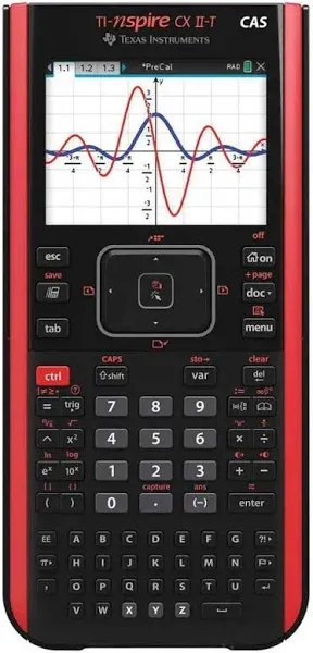 Texas Instruments TI-Nspire CX II-T CAS Colour Calculator and Software