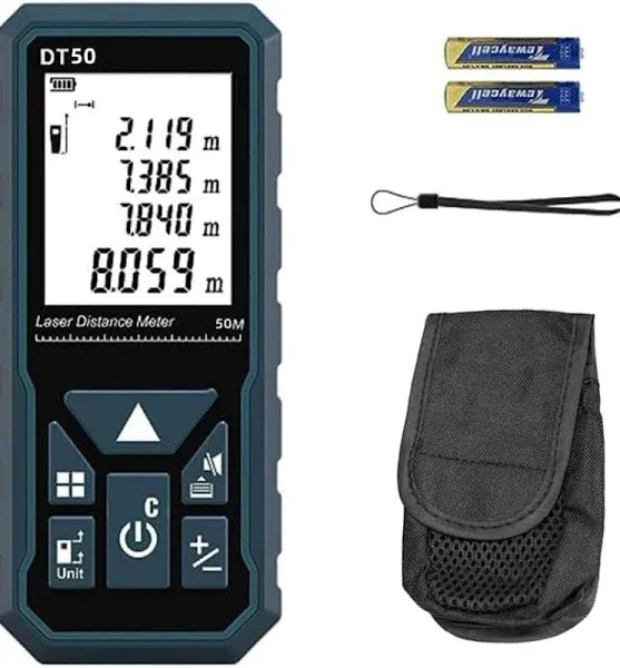 Laser Measure DTAPE DT50 Distance Meter Portable Digital Measure Tool