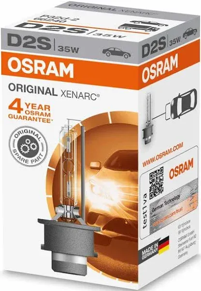 Osram Osram 12V Original Equipment High Intensity Discharge (Hid) D2S 66240 Headlight Bulb