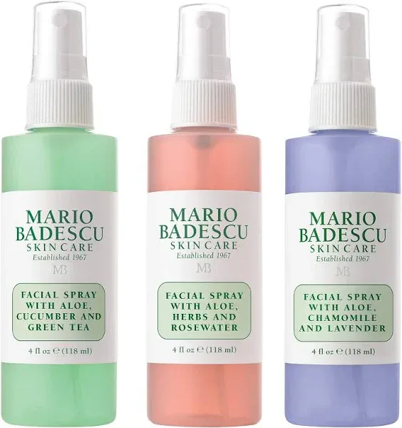 Mario Badescu Spritz. Mist. Glow. Facial Spray Set