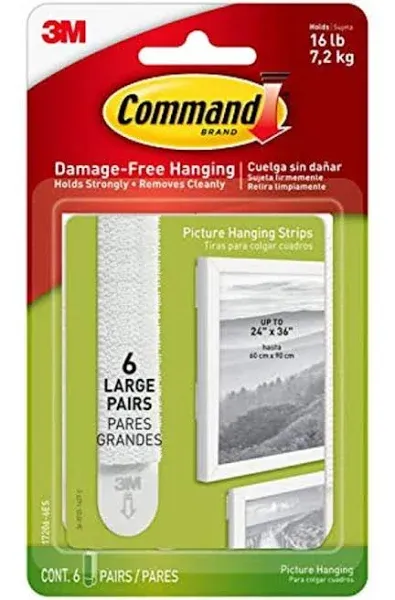 Command Large Picture Hanging Strips