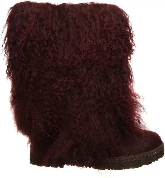 BEARPAW Women's Boetis Multiple Colors | Women's Boot Natural Fur | Women's Slip On Boot | Comfortable Winter Boot