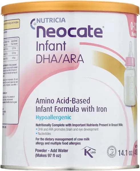 Neocate Infant Hypoallergenic Baby Formula