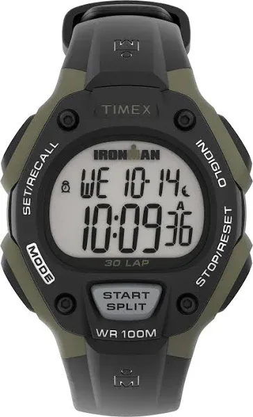 Timex Men's Ironman Classic 30 Digital Watch with Resin Strap