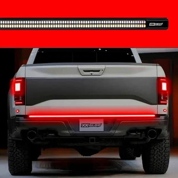 XK Glow 60" Truck Tailgate Light w/ Chasing Turn Signal & Built-in Error Canceller - 3rd Gen XK041023