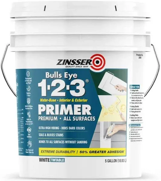 Zinsser Bulls Eye 1-2-3 Water-Based Primer