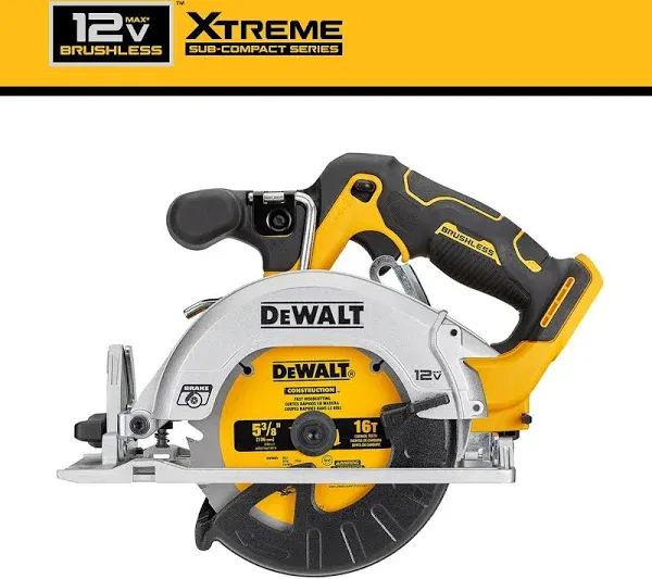 DeWalt Xtreme 12V Brushless Cordless Circular Saw DCS512B