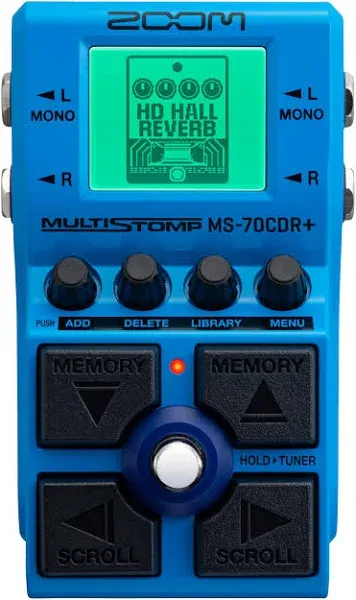 Zoom MS-70CDR+ MultiStomp Chorus/Delay/Reverb Pedal