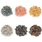 Mix Color Mushroom Dome Rivets - 12mm Tubular Double Cap Rivets Metal Button ...