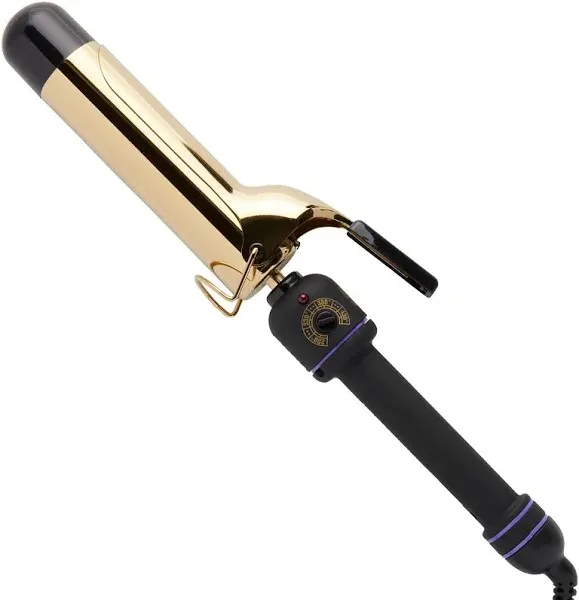 Hot Tools Pro Signature 1.25&#034;  Gold &amp; Black Curling Iron Quality Model HTIR1577