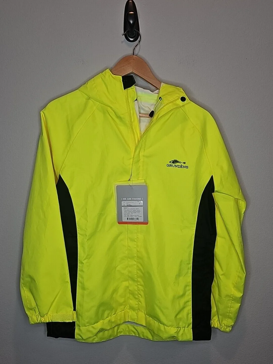 Grundens Women&#039;s Yellow Weather Watch Fishing Activewear Jacket Size Small