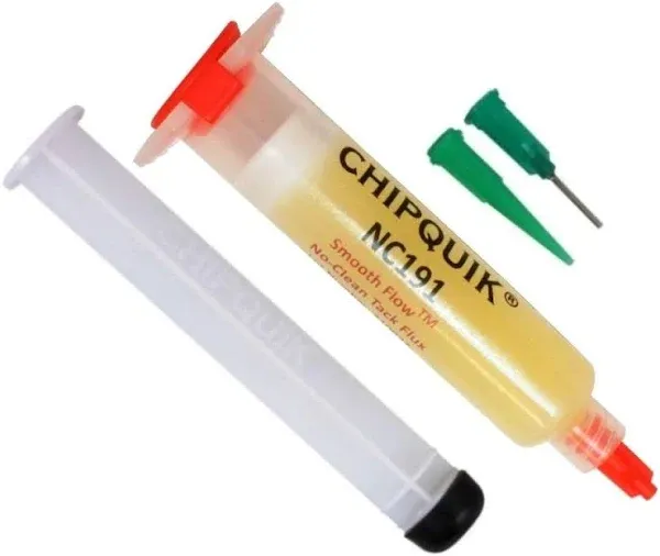 Chipquik Flux no clean 10cc syringe