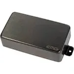 EMG 81 Brushed Black Chrome MetalWorks Active Ceramic Humbucker Guitar Pickup