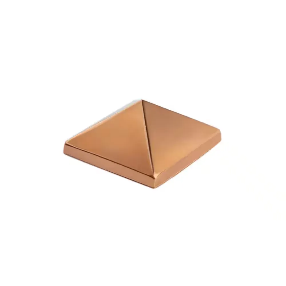 Deckorators 4 In. x 4 In. Metal Copper Post Cap