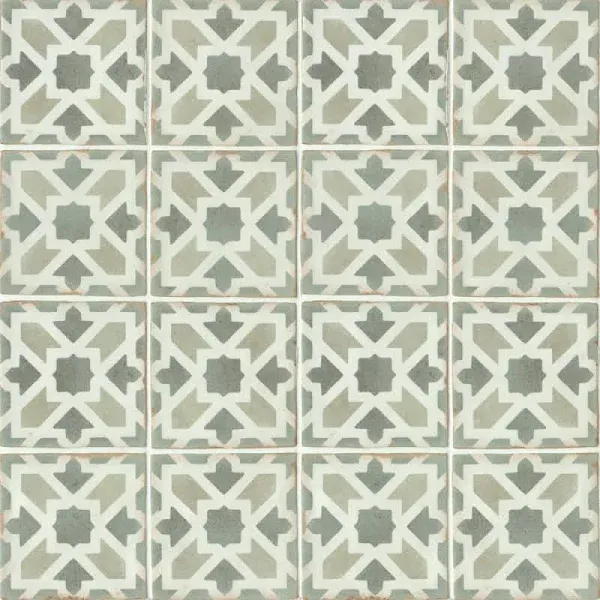 Casablanca 5" x 5" Matte Ceramic Tile in Malik by Bedrosians