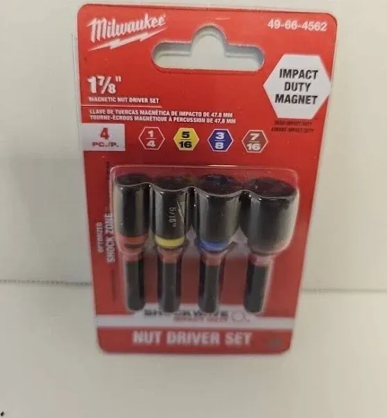 Milwaukee 49-66-4563 Shockwave Insert Nut Driver Set