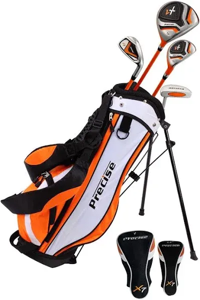 X7 Junior Complete Golf Club Set for Children Kids - 3 Age Groups Boys &amp; Girls -