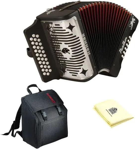 Hohner Accordions 3100GB 31-Key Panther Diatonic Accordion with Hohner Abg Gig Bag