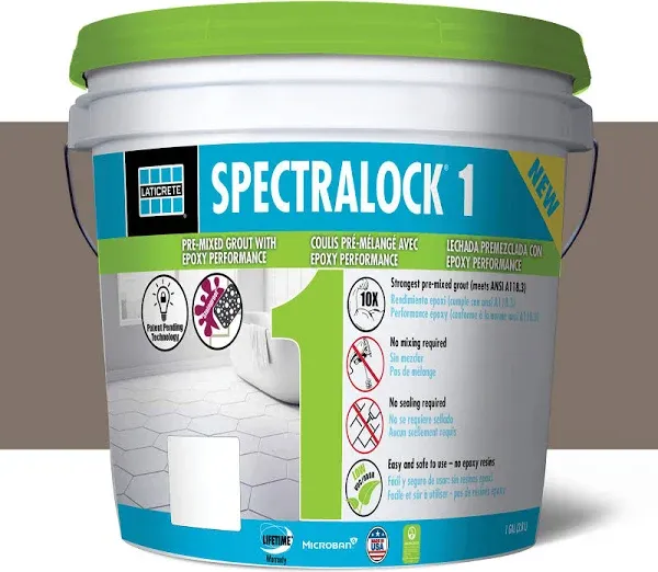 SpectraLock 1 Pre-mixed Grout With Expoxy Performance 1 Gal BRIGHT WHITE