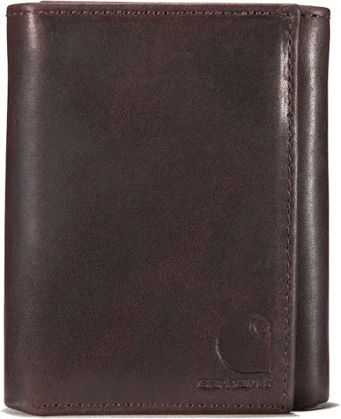 Carhartt Oil Tan Trifold Wallet Brown