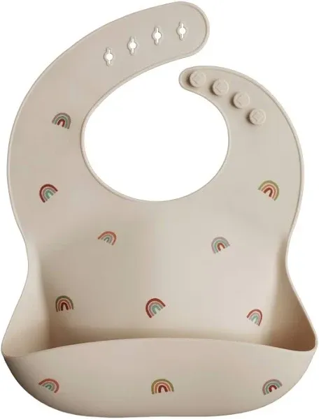 Mushie Silicone Baby Bib