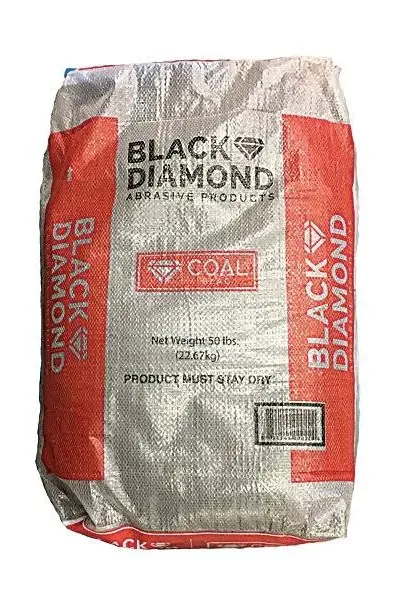 Black Diamond Ftsfb5 Blend Coal Slag Fine Blasting Abrasives, 50 lb. Bag