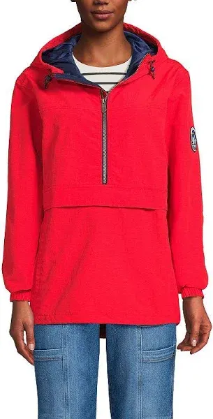 Lands' End Women's Squall Waterproof Anorak Pullover