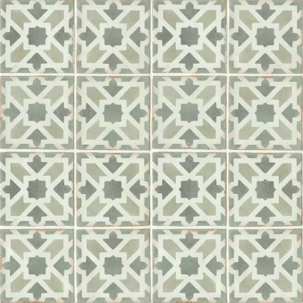 Casablanca 5" x 5" Matte Ceramic Tile in Malik by Bedrosians