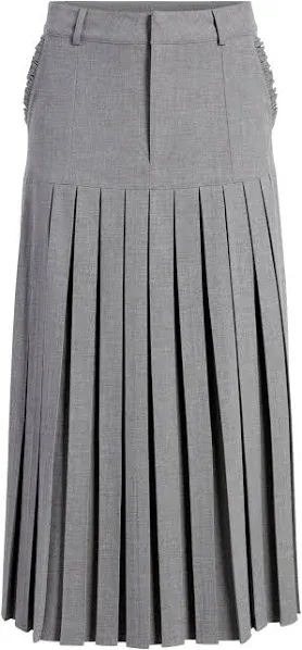 Bane Pleated Midi Skirt