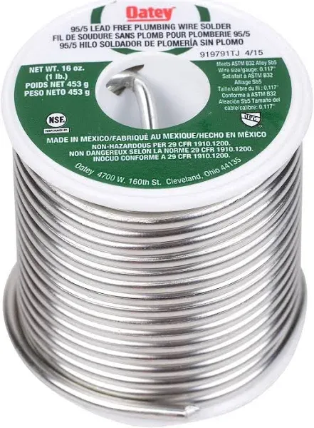 Oatey Lead Free Plumbing Solder