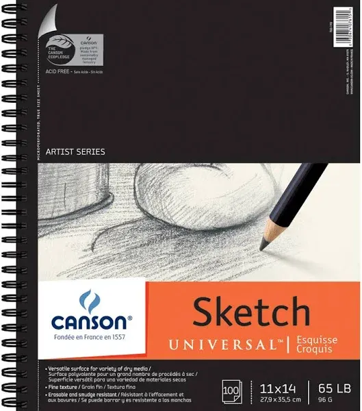 Canson Universal Sketch Pad 11" x 14"