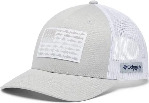 Columbia Men's PFG Fish Flag Mesh Snap Back