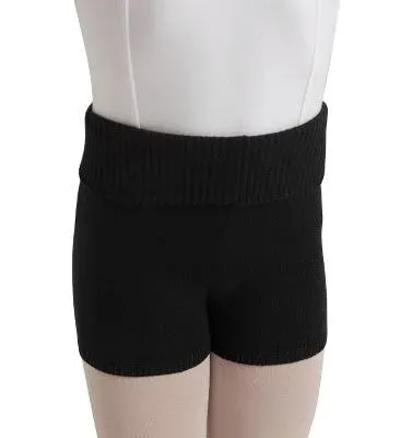 Capezio Girls' Foldover Boyshort Dance Shorts