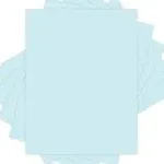 Multipurpose Pastel Colored Paper, 20 lb Bond Weight, 8.5 x 11, Blue, 500/Ream