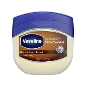 Vaseline Lock In Moisture Cocoa Butter Healing Petroleum Jelly for Dry Skin, 7.5 oz