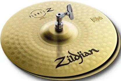 Zildjian 13" Planet Z Hi-Hat Cymbals (Pair) | Reverb