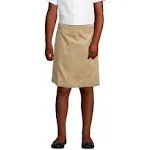 Lands End School Uniform Top knee chino skort women Navy blue new 18W