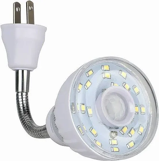 LED Motion-Activat<wbr/>ed Directional Rotating Flexible Sensor Dusk to Dawn Night Lig